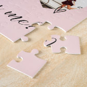 Het huwelijksvoorstel van de valentijnse zal je me legpuzzel (Zijkant)