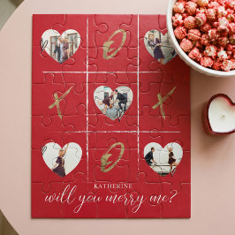 Het huwelijksvoorstel van de valentijnse zal je me legpuzzel