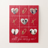 Het huwelijksvoorstel van de valentijnse zal je me legpuzzel (Verticaal)