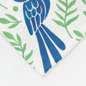 Het Hyacinth Macaw Pattern Fleece Deken (Hoek)