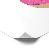 Het "I Love Donuts"-Poster Poster (Hoek)