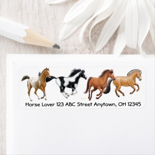 Het I Love Horses label (Insitu)