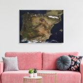 Het Iberisch schiereiland Canvas Afdruk (Insitu (Woonkamer))