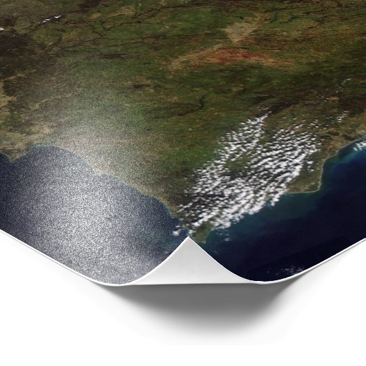 Het Iberisch schiereiland Foto Afdruk (Hoek)