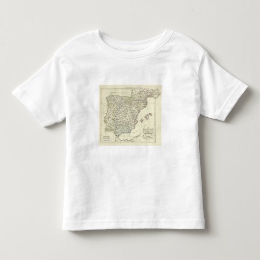Het Iberisch schiereiland Kinder Shirts (Voorkant)