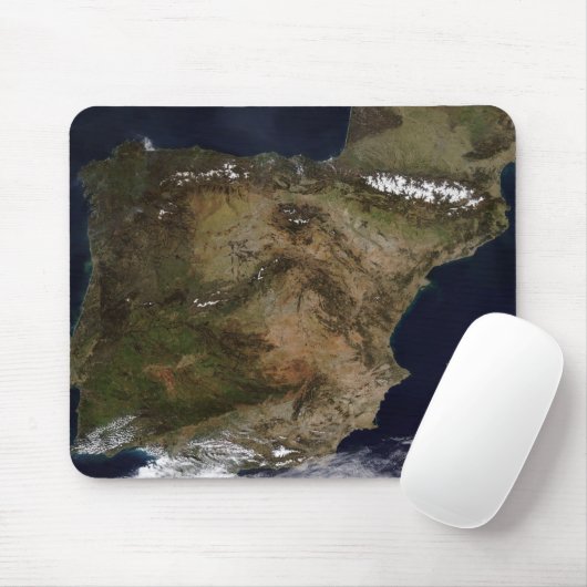 Het Iberisch schiereiland Muismat (Met muis)