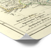 Het Iberisch schiereiland Poster (Hoek)