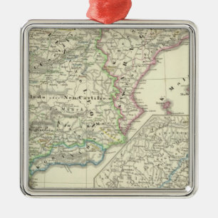 Het Iberisch schiereiland van 1257 tot 1479 Metalen Ornament