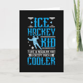 Het Ice Hockey-Kind Kaart (Voorkant)
