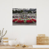 Het Iconisch van Saratoga 12 Trappen met graszoene Poster (Keuken)