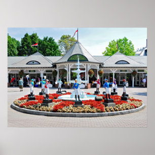 Het Iconisch van Saratoga 12 Trappen met graszoene Poster