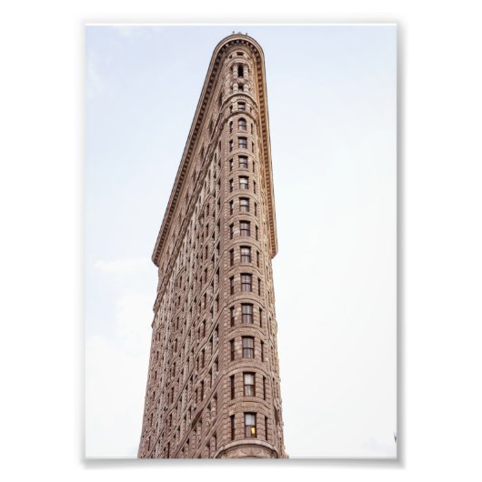 het iconische Flatiron Building Foto Afdruk (Voorkant)