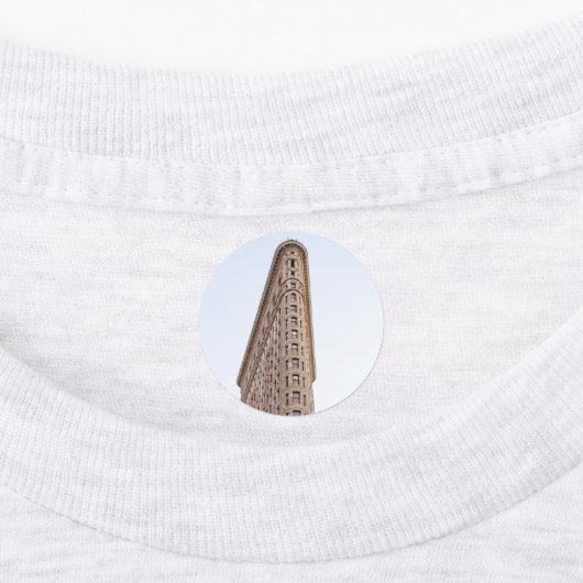 Het iconische Flatiron gebouw Labels (Aangebracht)