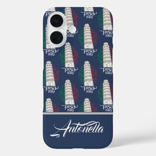Het Iconische Italiaanse Landmark met Persoonlijke Case-Mate iPhone Case (Achterkant)