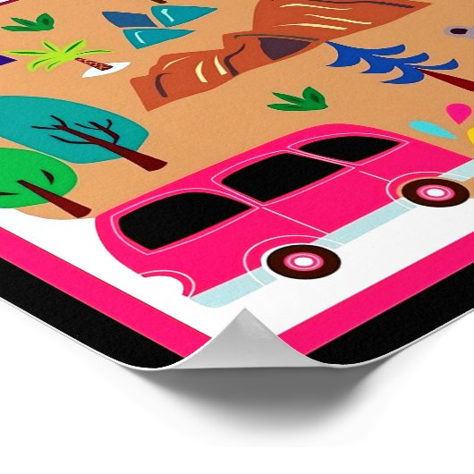 Het iconische Landmarks & Wildlife Poster van Aust (Hoek)