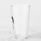 Het iconische rookglas van chimpansees glas (Links)