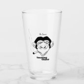 Het iconische rookglas van chimpansees glas (Voorkant)
