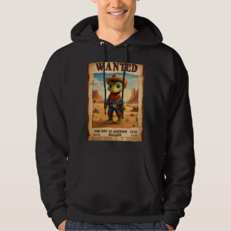 Het iconische silhouet van een gitaar, zijn rondin hoodie