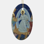 Het icoon van de opstanding van Jezus Christus Keramisch Ornament (Rechts)