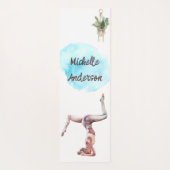 Het idee is dat alles Waterverf Yoga Mat is (Achterkant)