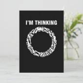 Het idee van schaakvinkjes aan boord Game Gift Kaart (Staand voorkant)