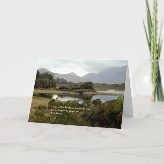 Het Iers die voor Uw Toekomst zegenen Kaart (Voorkant)