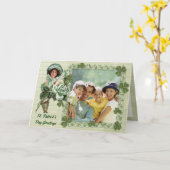 Het Iers nam de Groeten van de Foto toe Kaart (Gele Bloem)