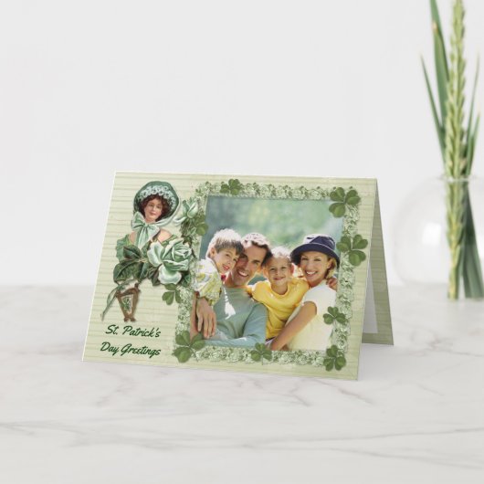 Het Iers nam de Groeten van de Foto toe Kaart (Voorkant)