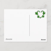 Het Ierse hart Briefkaart (Achterkant)