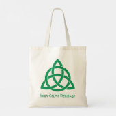 Het Ierse Keltische erfgoed is trots op de Trinity Tote Bag (Achterkant)