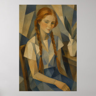 Het Ierse Meisje kunstwerk Poster
