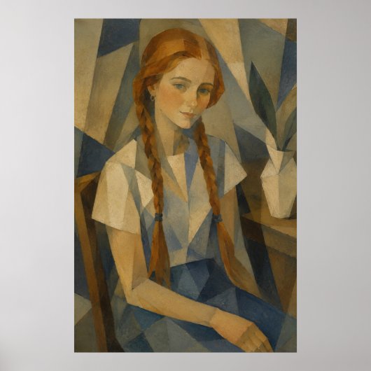 Het Ierse Meisje kunstwerk Poster (Voorkant)
