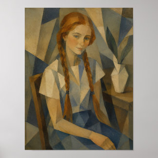 Het Ierse Meisje kunstwerk Poster