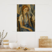 Het Ierse Meisje kunstwerk Poster (Keuken)