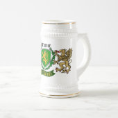 Het Ierse schild van O'Connor/Connor (Kerry) Bierpul (Voorkant rechts)