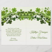 het ierse Shamrock - weddenschapsprogramma (Voorkant)