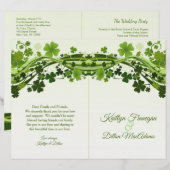 het ierse Shamrock - weddenschapsprogramma (Voorkant / Achterkant)