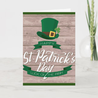 Het Ierse Wenskaart van de Dag van de Zegen St. Kaart