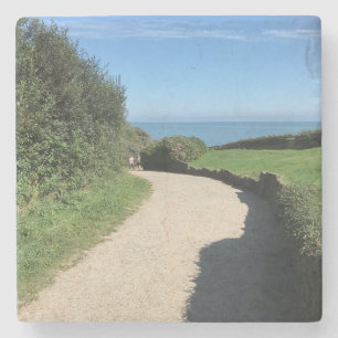 Het Ierse Zee uit Gorey, Ierland Stenen Onderzetter