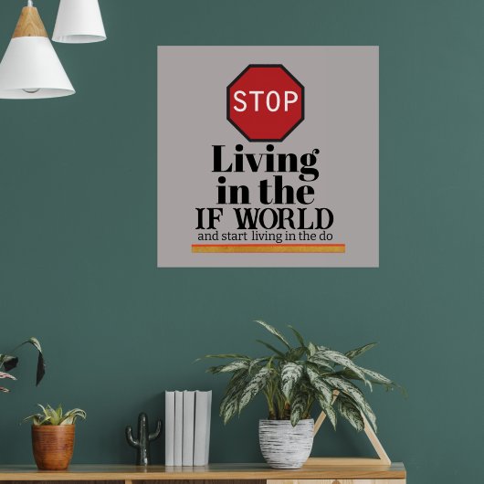 Het IF World Poster (Woonkamer 1)