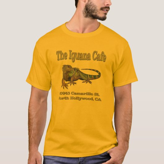 het iguana cafe t-shirt (Voorkant)