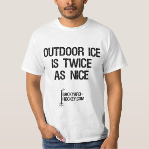 "Het ijs in de buitenlucht is twee keer zo mooi" T-shirt