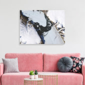 Het ijseiland canvas afdruk (Insitu (Woonkamer))