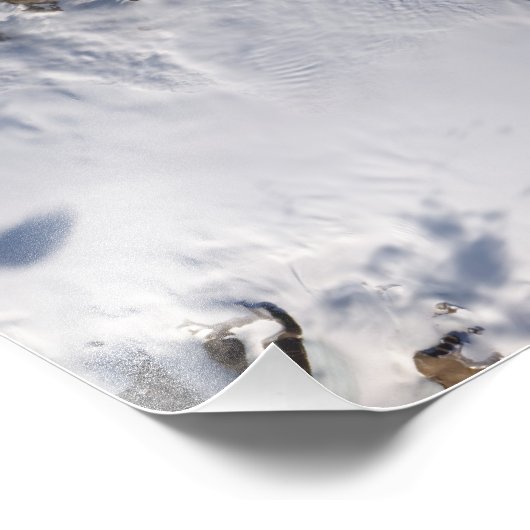 Het ijseiland foto afdruk (Hoek)