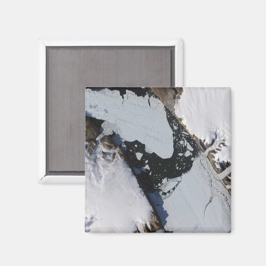 Het ijseiland magneet (Voorkant / Achterkant)