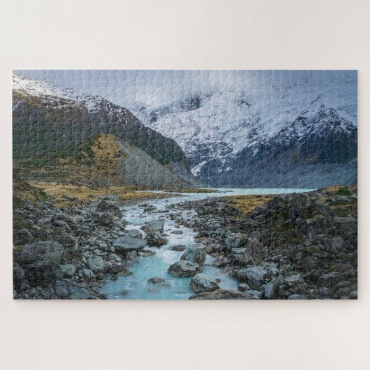 Het IJslandse landschap Nieuw-Zeeland Legpuzzel (Horizontaal)