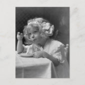 Het ijsschrale meisje briefkaart (Voorkant)