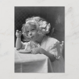 Het ijsschrale meisje briefkaart