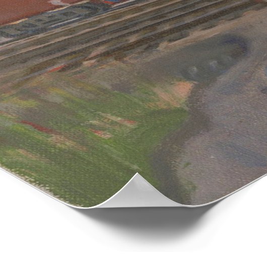 Het IJzeren Paard – Kulhanek Train Art Poster (Hoek)