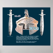 Het Iliad afbeelding/de tekst Poster (Voorkant)